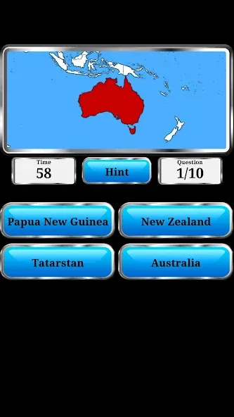 Взломанная World Geography - Quiz Game [MOD: все страны и столицы открыты] на Андроид — скриншот 2