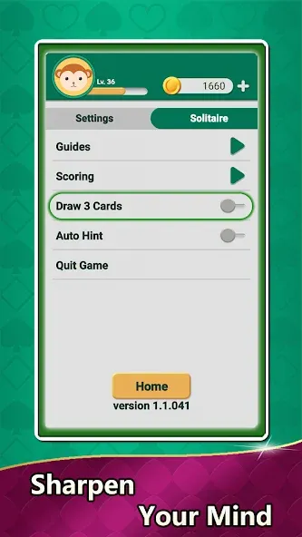 Скачать Aged Solitaire Collection [MOD: без рекламы и всё разблокировано] на телефон — скриншот 4