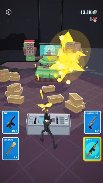 Скачать взлом Agent Action - Spy Shooter [MOD: бесконечные патроны и все оружие] — скриншот 3