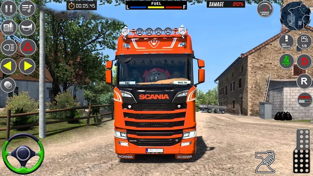 Взломанная Oil Tanker Transport Simulator [MOD: безлимитные деньги и топливо] на Андроид — скриншот 3