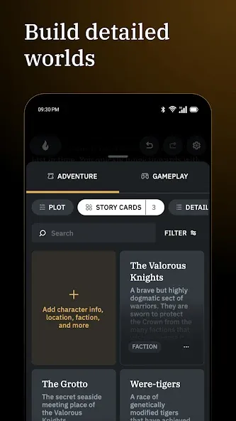 Взломанная AI Dungeon [MOD: безлимитные приключения и ресурсы] на Андроид — скриншот 2