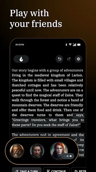 Взломанная AI Dungeon [MOD: безлимитные приключения и ресурсы] на Андроид — скриншот 4