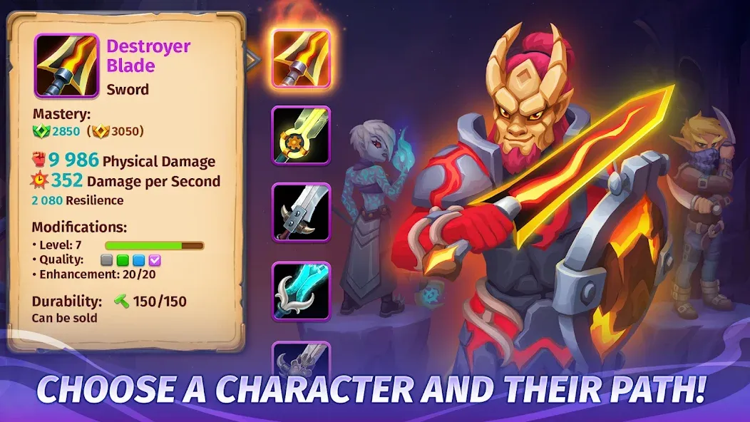 Skylore－fantasy MMORPG [MOD: безлимитные ресурсы и мощное снаряжение] (Бесплатно / APK) — скриншот 3
