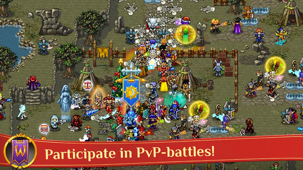 Warspear Online (MMORPG, RPG] [MOD: безлимитные ресурсы и усиленный персонаж] — Скачать бесплатно (APK) — скриншот 3