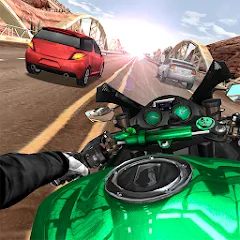 Moto Rider In Traffic [MOD: безлимитные деньги и бензин] на Андроид