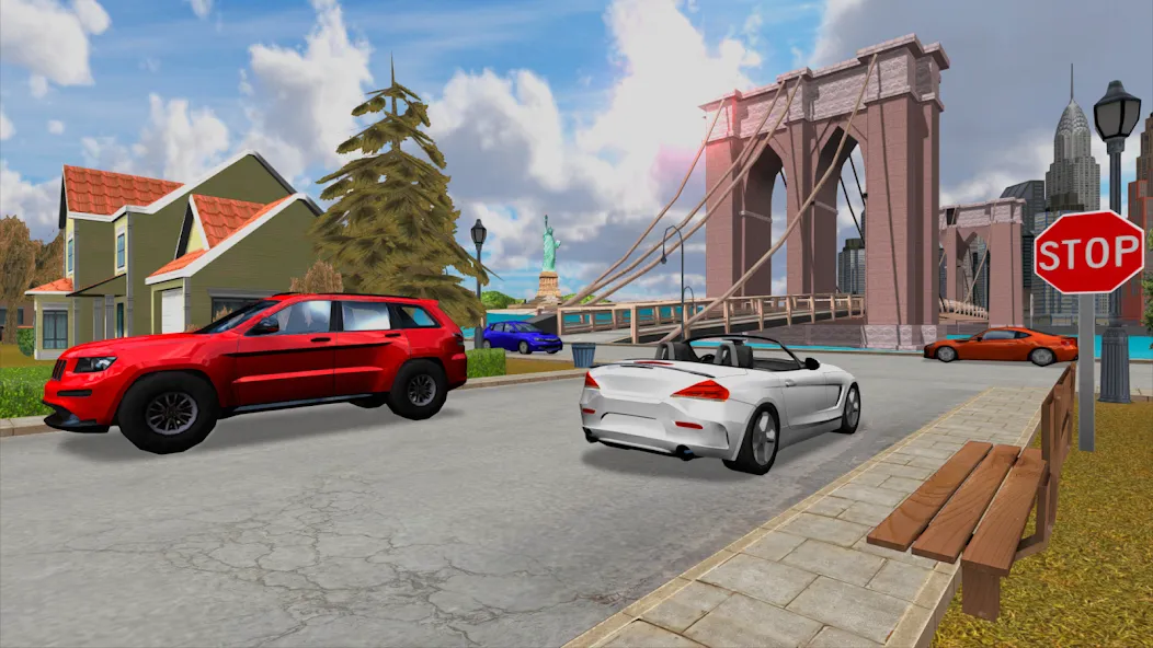 Скачать Car Driving Simulator: NY [MOD: безлимитные деньги и топливо] — скриншот 5