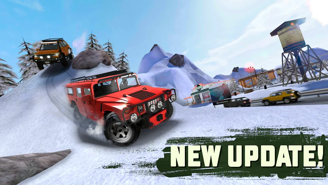 Взломанная Extreme SUV Driving Simulator [MOD: безлимитные деньги и топливо] на Андроид — скриншот 1