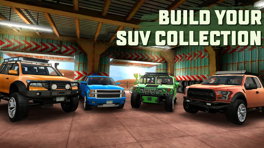 Взломанная Extreme SUV Driving Simulator [MOD: безлимитные деньги и топливо] на Андроид — скриншот 4