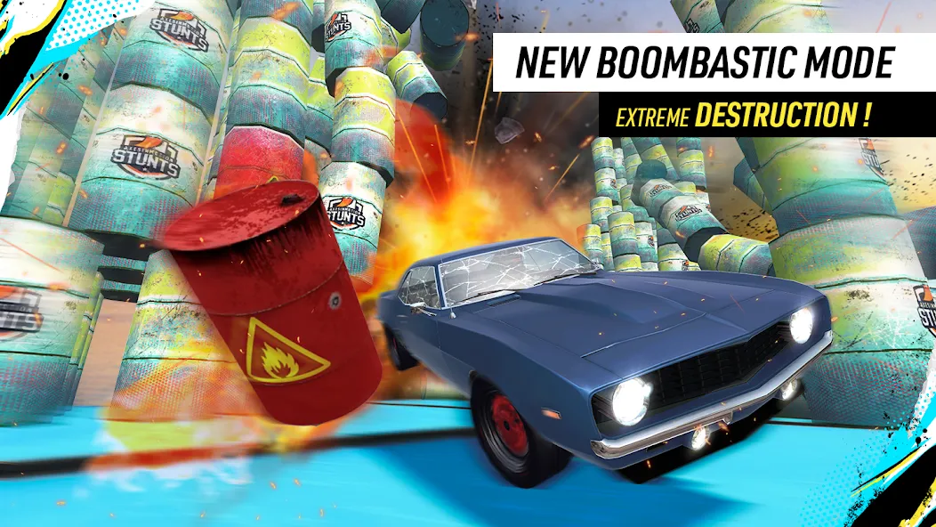 Car Stunt Races: Mega Ramps [MOD: безлимитные деньги и все машины открыты] последняя версия — скриншот 2