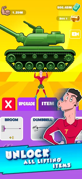 Скачать Lifting Ronaldo [MOD: безлимитные деньги и новые уровни] на телефон — скриншот 3