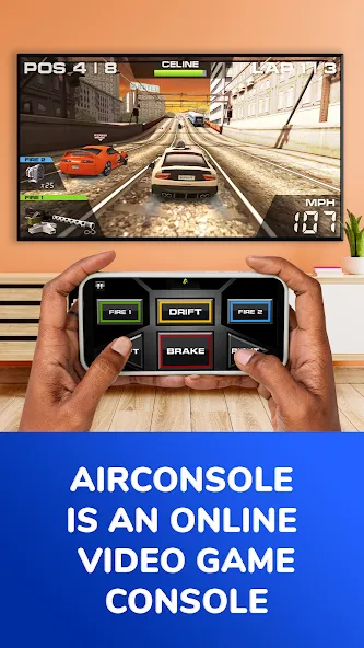 Взломанная AirConsole - Multiplayer Games [MOD: много игроков и все игры открыты] на Андроид — скриншот 1