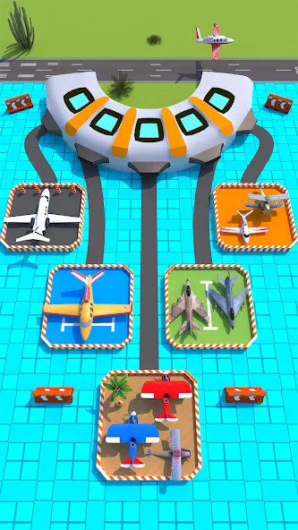 Runway Parking Jam [MOD: безлимитные деньги и подсказки] (Бесплатно / APK) — скриншот 5