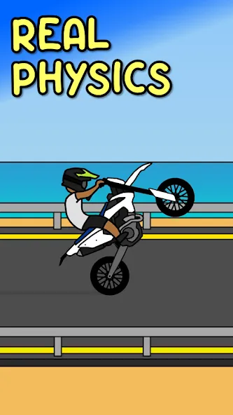 Wheelie Life [MOD: безлимитные деньги и топливные ресурсы] на Андроид — скриншот 1