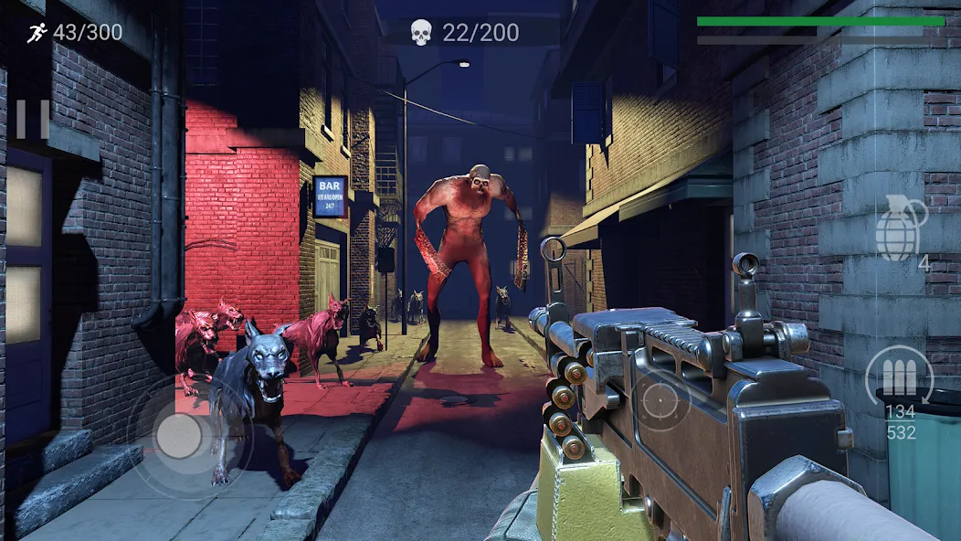 Zombeast: FPS Zombie Shooter [MOD: безлимитные патроны и мощное оружие] (Бесплатно / APK) — скриншот 2