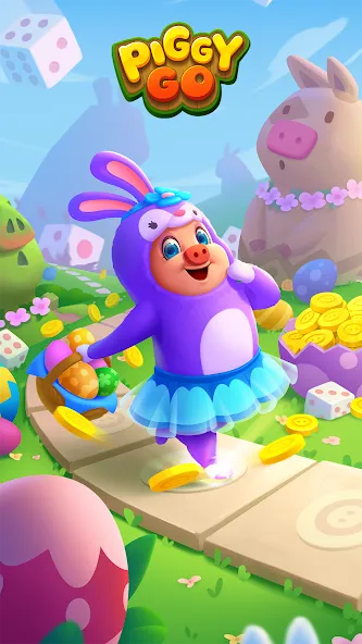 Скачать взлом Piggy GO - Clash of Coin [MOD: безлимитные монеты и бонусы] — скриншот 1