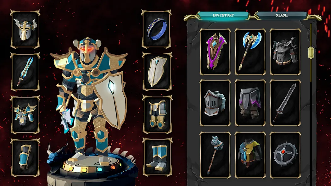 Polygon Fantasy: Action RPG [MOD: безлимитные ресурсы и усиленная экипировка] (Бесплатно / APK) — скриншот 3