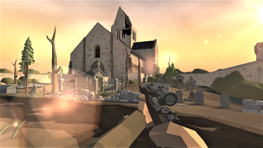 World War Polygon: WW2 shooter [MOD: безлимитные патроны и здоровье] на Андроид — скриншот 3