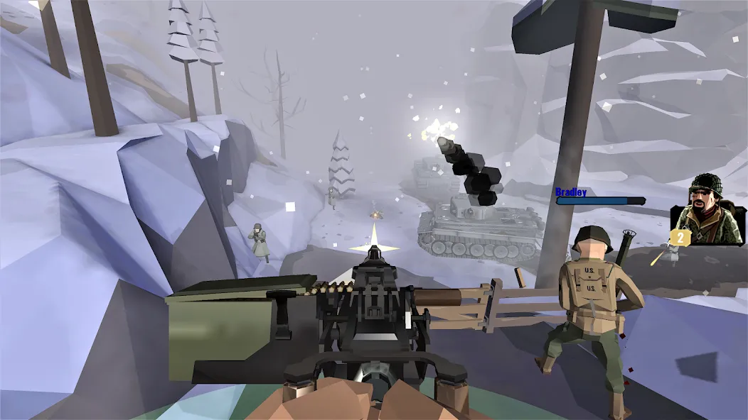 World War Polygon: WW2 shooter [MOD: безлимитные патроны и здоровье] на Андроид — скриншот 5