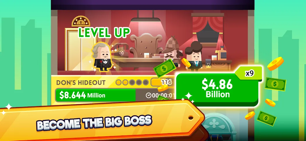 Скачать Cash, Inc. Fame & Fortune Game [MOD: безлимитные деньги и открыты улучшения] на телефон — скриншот 5