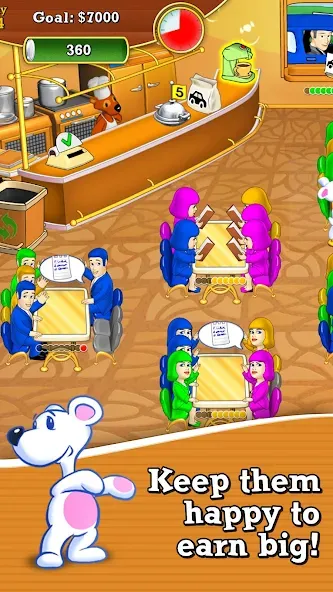 Lunch Rush HD Restaurant Games [MOD: безлимитные деньги и все уровни открыты] последняя версия — скриншот 4