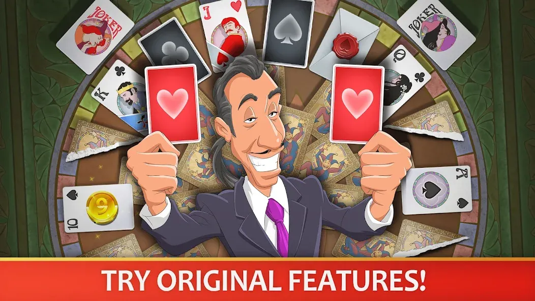 Скачать Solitaire Perfect Match [MOD: без рекламы и бесконечные подсказки] на телефон — скриншот 4