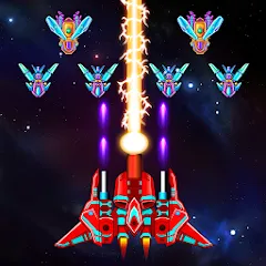 Galaxy Attack: Shooting Game [MOD: безлимитные деньги и улучшенное оружие] на Андроид
