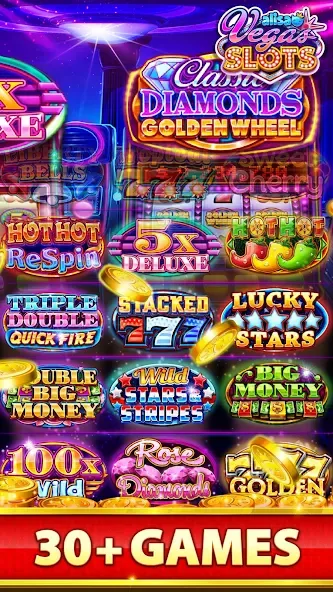 Скачать VEGAS Slots by Alisa – Free Fu [MOD: безлимитные монеты и бонусы] на телефон — скриншот 3