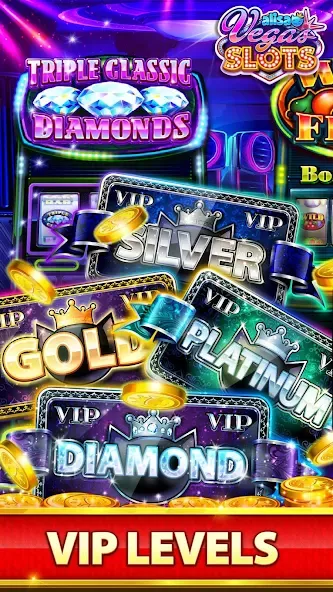 Скачать VEGAS Slots by Alisa – Free Fu [MOD: безлимитные монеты и бонусы] на телефон — скриншот 4