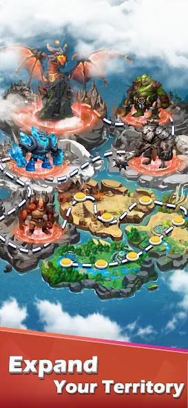 Animal Lords : Merge & Rumble [MOD: безлимитные монеты и усиленные герои] (Бесплатно / APK) — скриншот 3