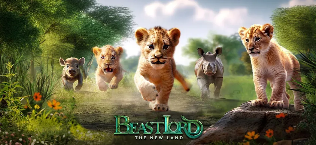 Взломанная Beast Lord: The New Land [MOD: безлимитные ресурсы и ускоренное развитие] на Андроид — скриншот 1