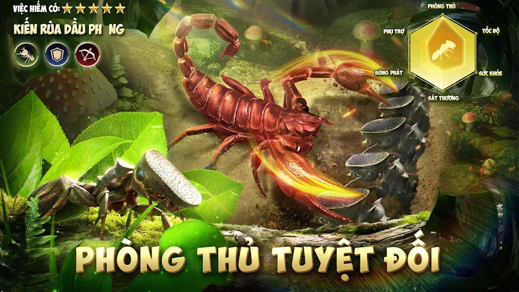 Взломанная Vương Quốc Kiến - Gamota [MOD: безлимитные ресурсы и ускорение развития] на Андроид — скриншот 4