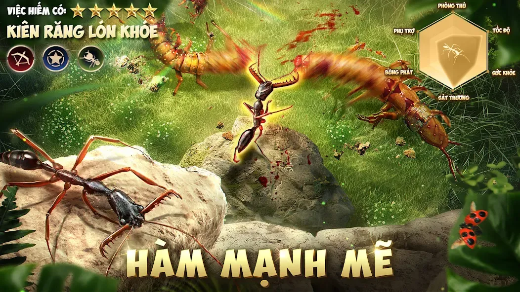 Взломанная Vương Quốc Kiến - Gamota [MOD: безлимитные ресурсы и ускорение развития] на Андроид — скриншот 5