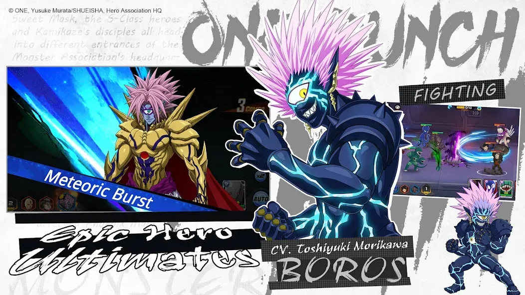 Скачать взлом One-Punch Man:Road to Hero 2.0 [MOD: безлимитные деньги и алмазы] — скриншот 3