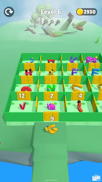 Alphabet Battle: Room Maze [MOD: безлимитные деньги и все уровни открыты] последняя версия — скриншот 5