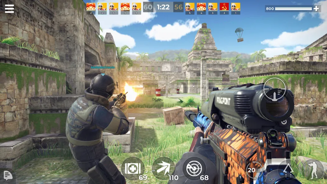 AWP Mode: Online Sniper Action [MOD: точная стрельба и быстрый прице?] — Скачать бесплатно (APK) — скриншот 2