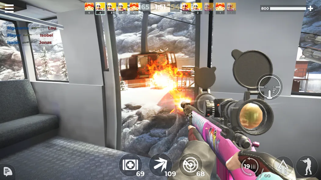 AWP Mode: Online Sniper Action [MOD: точная стрельба и быстрый прице?] — Скачать бесплатно (APK) — скриншот 4