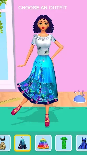 Doll Makeover - DIY 3D Dolly [MOD: безлимитные деньги и алмазы] (Бесплатно / APK) — скриншот 4