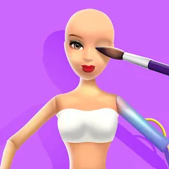 Doll Makeover - DIY 3D Dolly [MOD: безлимитные деньги и алмазы] (Бесплатно / APK)