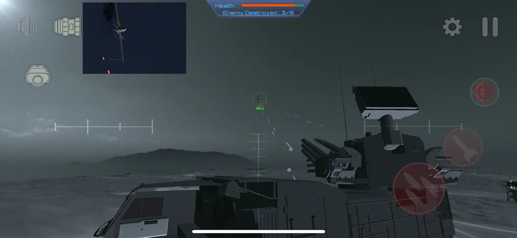C-RAM Simulator: Air defense [MOD: быстрая перезарядка и точное наведение] — Скачать бесплатно (APK) — скриншот 5
