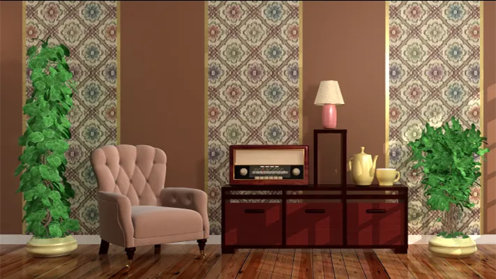 Скачать взлом Retro Rooms Escape [MOD: открыты все комнаты и подсказки] — скриншот 1