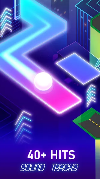Скачать Dancing Ballz: Magic Tiles [MOD: без рекламы и все уровни открыты] — скриншот 1