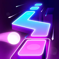 Скачать Dancing Ballz: Magic Tiles [MOD: без рекламы и все уровни открыты]