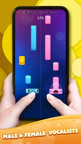 Duet Tiles: Dual Vocal Music [MOD: безлимитные ноты и все песни открыты] на Андроид — скриншот 3