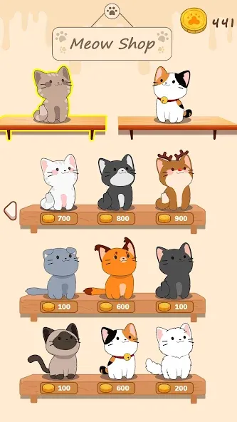 Duet Cats: Cute Cat Music [MOD: разблокированы все песни и коты] на Андроид — скриншот 1