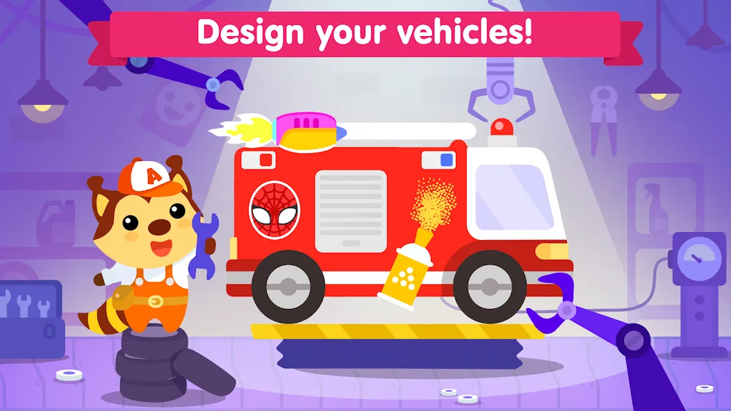 Car games for kids & toddler [MOD: без рекламы, открыты все машины] последняя версия — скриншот 2