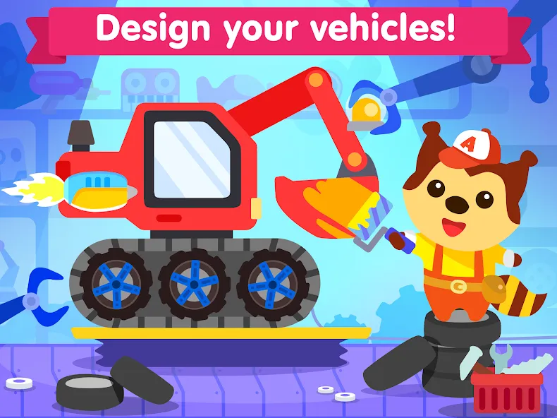 Car games for toddlers & kids [MOD: разблокированы все машинки] на Андроид — скриншот 4