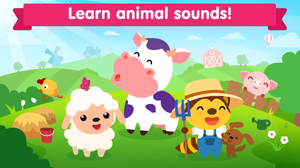Animal sounds games for babies [MOD: все животные и звуки открыты] — Скачать бесплатно (APK) — скриншот 1