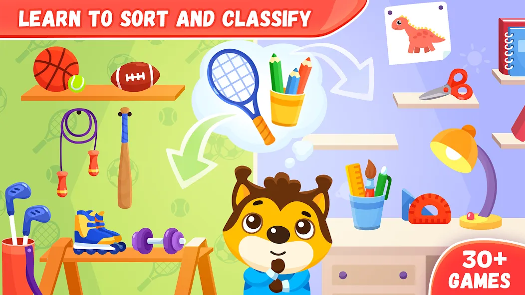 Скачать Educational games for kids 2-4 [MOD: разблокированы все развивающие игры] на телефон — скриншот 3