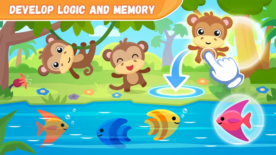 Скачать Educational games for kids 2-4 [MOD: разблокированы все развивающие игры] на телефон — скриншот 4