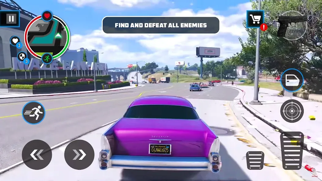 Скачать Gangster City: Thug King [MOD: безлимитные деньги и оружие] на телефон — скриншот 4
